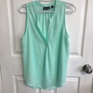Mint Green Sleeveless Tank Top